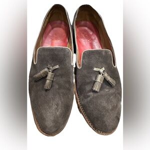 Suede Grenson‎ Marcel Brown Loafers Size 8E US with Tassels